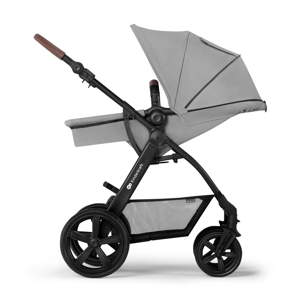 Universālie rati Kinderkraft Moov CT 3in1 Mink Pro, grey цена и информация | Bērnu rati | 220.lv