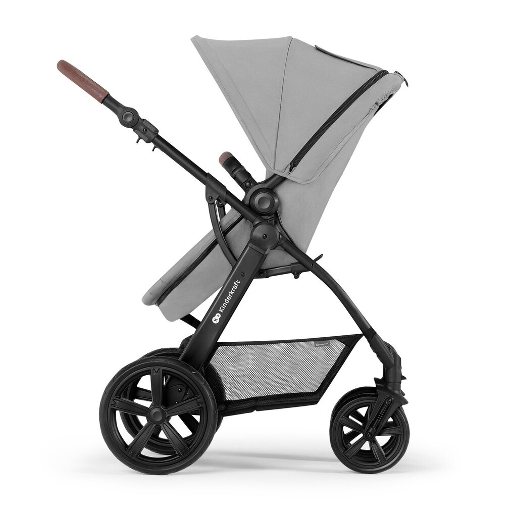 Universālie rati Kinderkraft Moov CT 3in1 Mink Pro, grey цена и информация | Bērnu rati | 220.lv