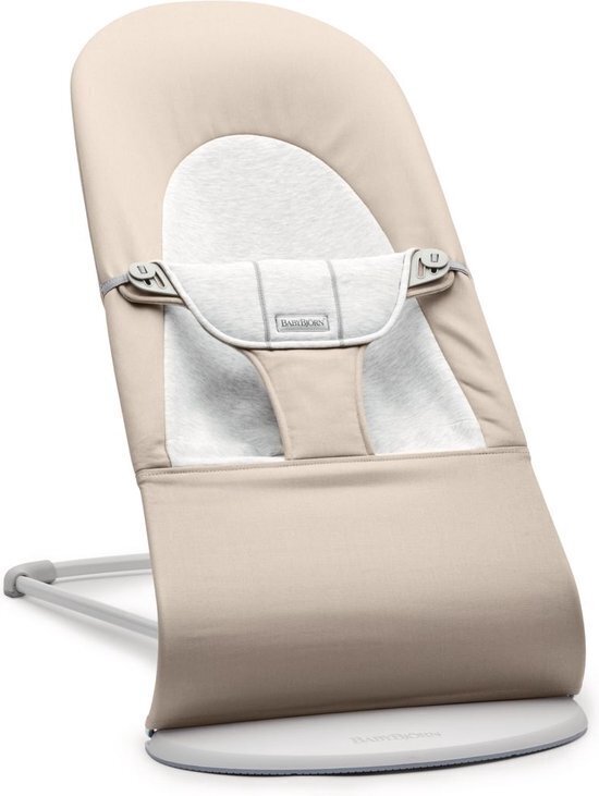 Šūpuļkrēsliņš BabyBjörn Bouncer Balance Soft Woven, smilškrāsas cena un informācija | Bērnu šūpuļkrēsliņi | 220.lv