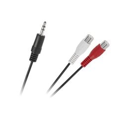 кабель с разъемом jack 3.5 и разъемом rca 25 см цена и информация | Кабели и провода | 220.lv