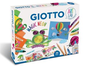 Rokdarbu komplekts Giotto Art Lab Magic Neon cena un informācija | Modelēšanas un zīmēšanas piederumi | 220.lv