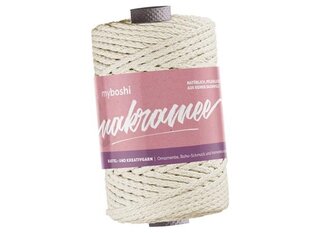 Dzija Myboshi Macramee natural, 200g 2mm цена и информация | Принадлежности для вязания | 220.lv