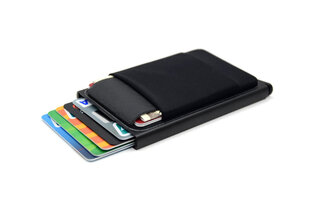 Алюминиевый тонкий кошелек RFID Card Case Black Silver Gold 33244914 цена и информация | Женские кошельки, держатели для карточек | 220.lv