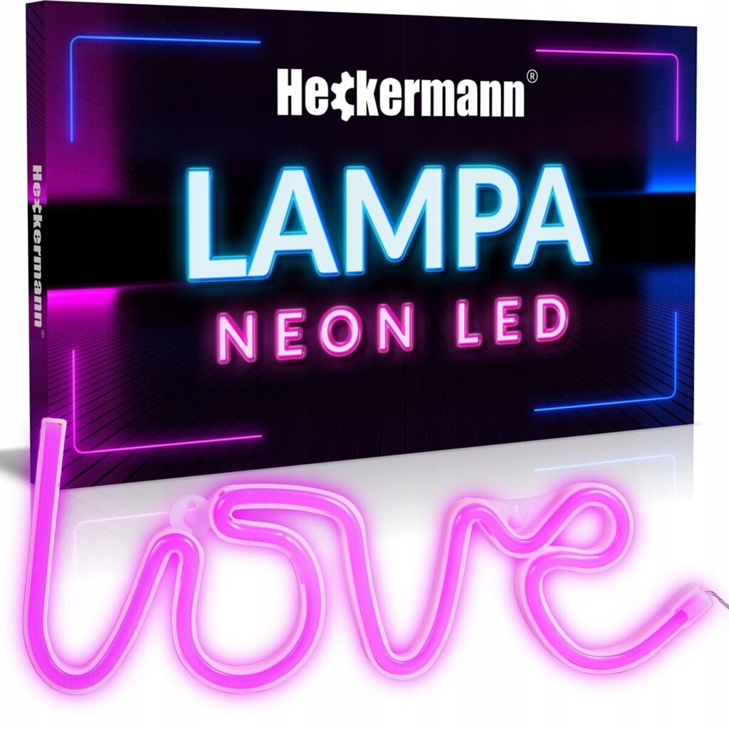 Heckermann izgaismota lampa Neona LED, 1 gab. цена и информация | Interjera priekšmeti | 220.lv