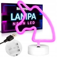 Heckermann izgaismota lampa Neona LED, 1 gab. cena un informācija | Interjera priekšmeti | 220.lv