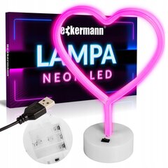 Heckermann izgaismota lampa Neona LED, 1 gab. цена и информация | Детали интерьера | 220.lv