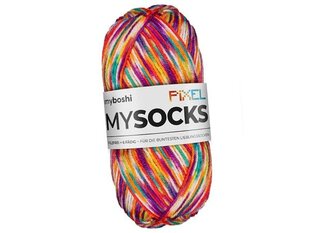 Dzija Myboshi Mysocks Pixel Spark, 150g цена и информация | Принадлежности для вязания | 220.lv