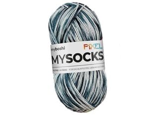 Dzija Myboshi Mysocks Pixel Rara, 150g цена и информация | Принадлежности для вязания | 220.lv