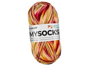 Dzija Myboshi Mysocks Pixel Virex, 150g цена и информация | Принадлежности для вязания | 220.lv