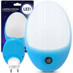 Led nakts gaisma kontaktam + krēslas sensors цена и информация | Детские светильники | 220.lv