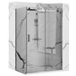 Dušas kabīne Rea Nixon, 90x100 cm, labās puses цена и информация | Dušas durvis, dušas sienas | 220.lv