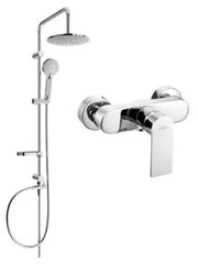 Dušas sistēma ar jaucējkrānu Mexen 950x220 cena un informācija | Dušas komplekti un paneļi | 220.lv