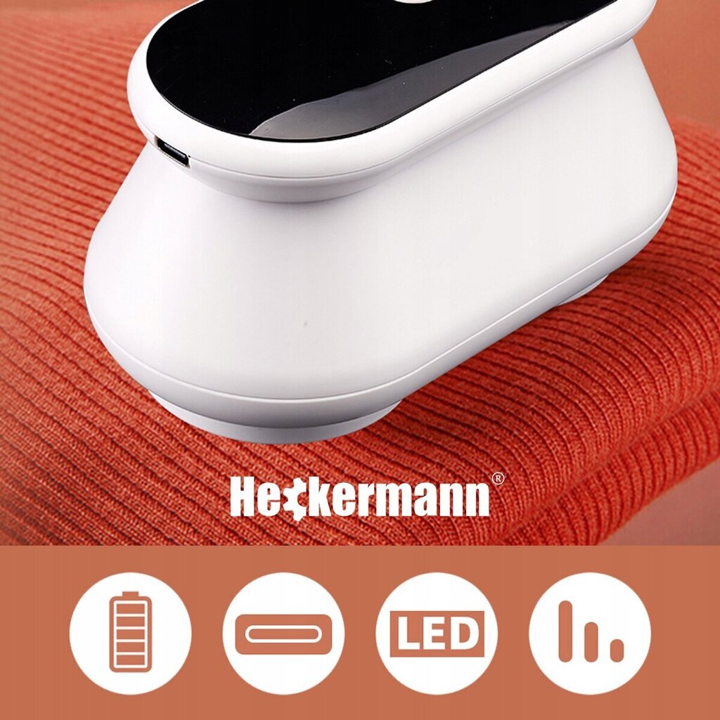 Heckermann 2000 mAh USB C cena un informācija | Pūku noņēmēji | 220.lv