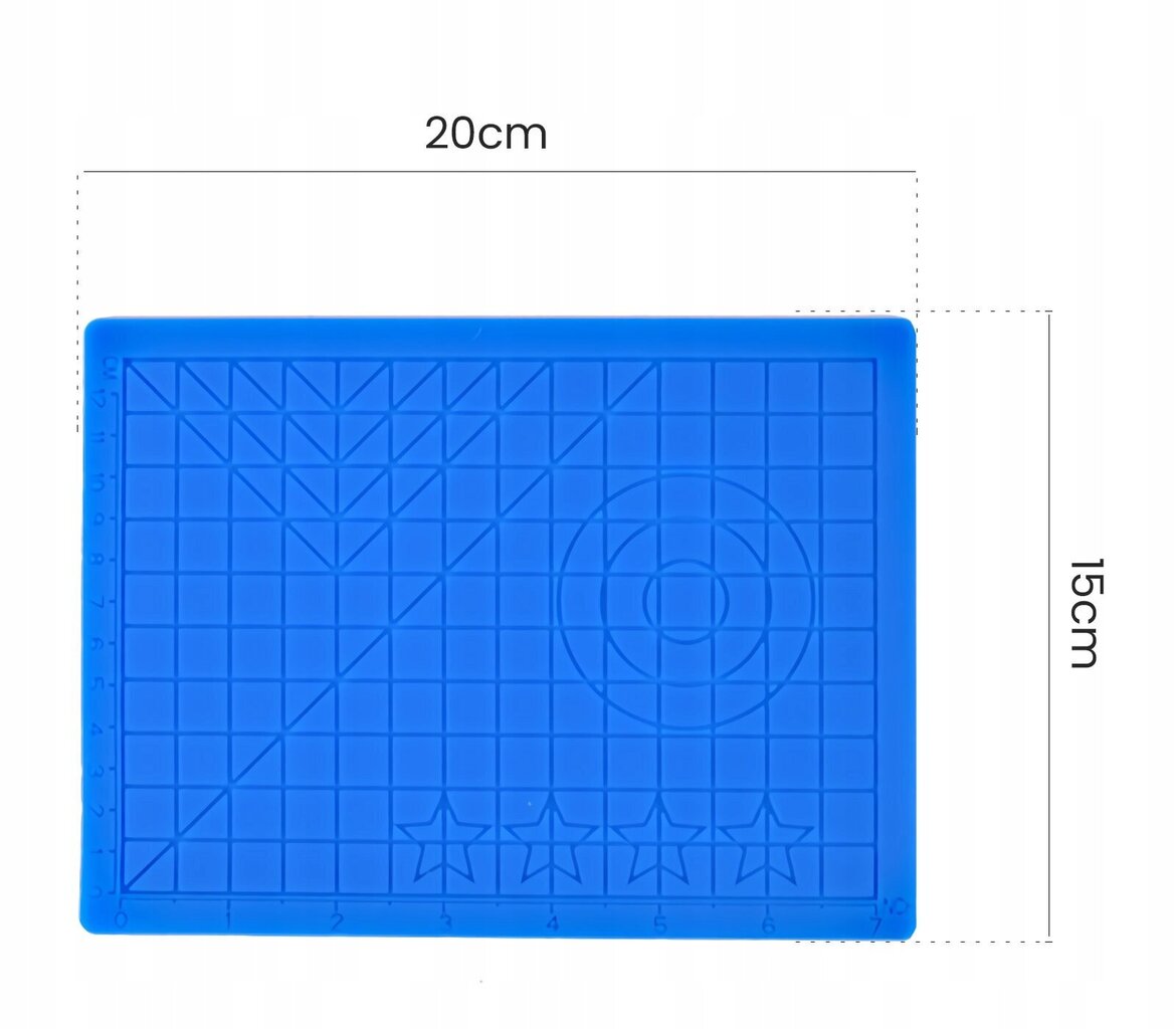 Silikona līmju komplekts 3d 15x20cm cena un informācija | Smart ierīces un piederumi | 220.lv