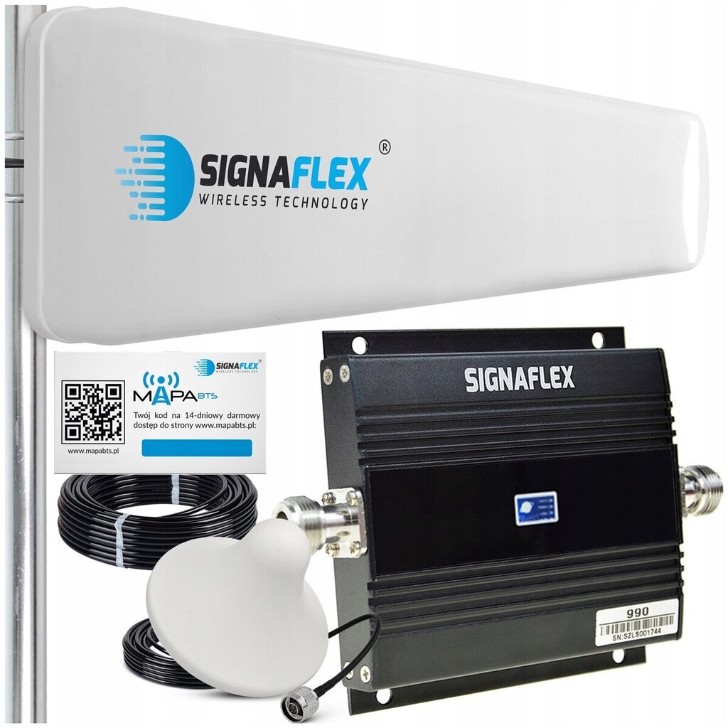 Gsm signāla pastiprinātājs 2g antenas komplekts цена и информация | Wi-Fi pastiprinātāji | 220.lv