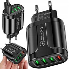 АДАПТЕР HUB REVERSE CHARGER 4x USB цена и информация | Зарядные устройства для телефонов | 220.lv