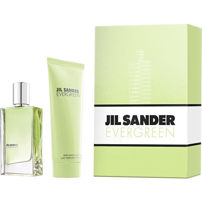 Komplekts Jil Sander Evergreen sievietēm: tualetes ūdens EDT, 30 ml + ķermeņa losjons, 75 ml ​ cena un informācija | Sieviešu smaržas | 220.lv