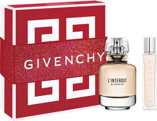 Komplekts Givenchy L'Interdit sievietēm: parfimērijas ūdens EDP, 50 ml + 12,5 ml ​ cena un informācija | Sieviešu smaržas | 220.lv