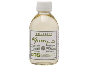Tīrīšanas līdzeklis Sennelier Green for Oil, 250ml cena un informācija | Modelēšanas un zīmēšanas piederumi | 220.lv
