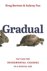 Gradual: The Case for Incremental Change in a Radical Age cena un informācija | Sociālo zinātņu grāmatas | 220.lv