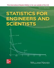 Statistics for Engineers and Scientists ISE 6th edition цена и информация | Книги по социальным наукам | 220.lv