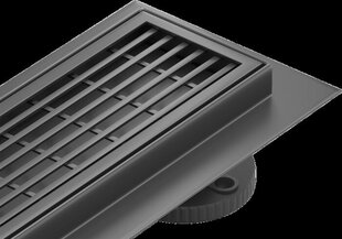 Dušas noteka Mexen Flat 360 M33, Black, 100 cm cena un informācija | Dušas trapi | 220.lv