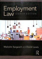 Employment Law: Eighth edition cena un informācija | Ekonomikas grāmatas | 220.lv