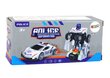 Policijas automašīna robots Lean Toys, balts cena un informācija | Rotaļlietas zēniem | 220.lv