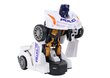 Policijas automašīna robots Lean Toys, balts cena un informācija | Rotaļlietas zēniem | 220.lv