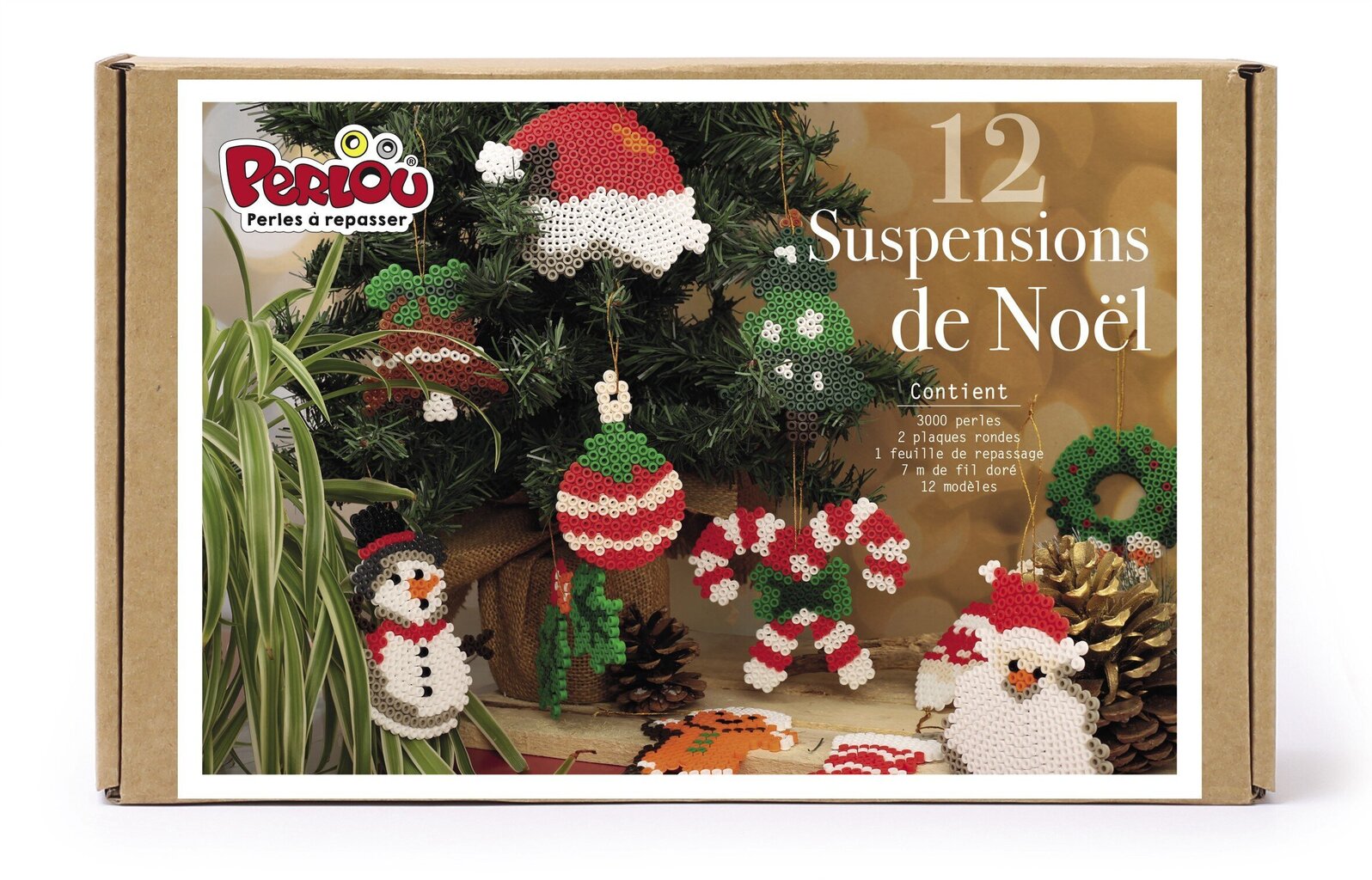 Gludināmo pērlīšu komplekts Perlou Ziemassvētku rotaļlietas цена и информация | Ziemassvētku dekorācijas | 220.lv
