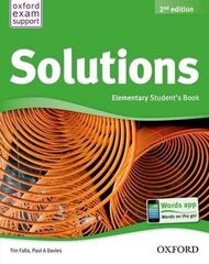 Solutions: Elementary: Student's Book 2nd Revised edition cena un informācija | Svešvalodu mācību materiāli | 220.lv