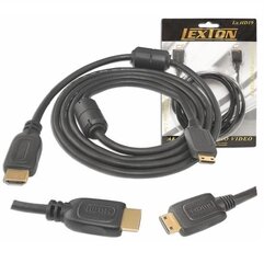 Lamex HDMI-MINI HDMI 1.5 m Провод цена и информация | Кабели и провода | 220.lv