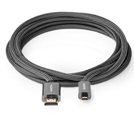 Ātrgaitas HDMI kabelis Nedis CVTB34700GY20, 2m cena un informācija | Kabeļi un vadi | 220.lv