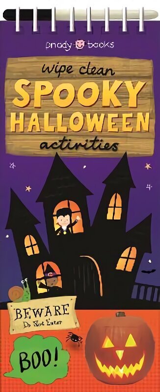 Wipe Clean Spooky Halloween цена и информация | Grāmatas mazuļiem | 220.lv