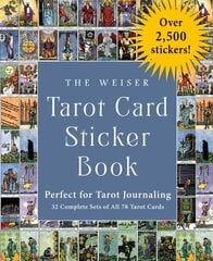 Weiser Tarot Card Sticker Book: Perfect for Tarot Journaling Over 2,500 Stickers - 32 Complete Sets of All 78 Tarot Cards cena un informācija | Pašpalīdzības grāmatas | 220.lv