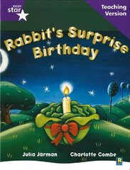 Rigby Star Guided Reading Purple Level: Rabbit's Surprise Birthday Teaching Version цена и информация | Книги для подростков и молодежи | 220.lv