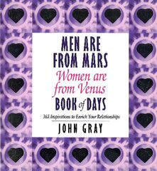 Men Are From Mars, Women Are From Venus Book Of Days cena un informācija | Pašpalīdzības grāmatas | 220.lv