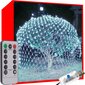 Ūdensizturīgs āra vītnes tīkls, 160 LED, 5,8 m цена и информация | Ziemassvētku lampiņas, LED virtenes | 220.lv