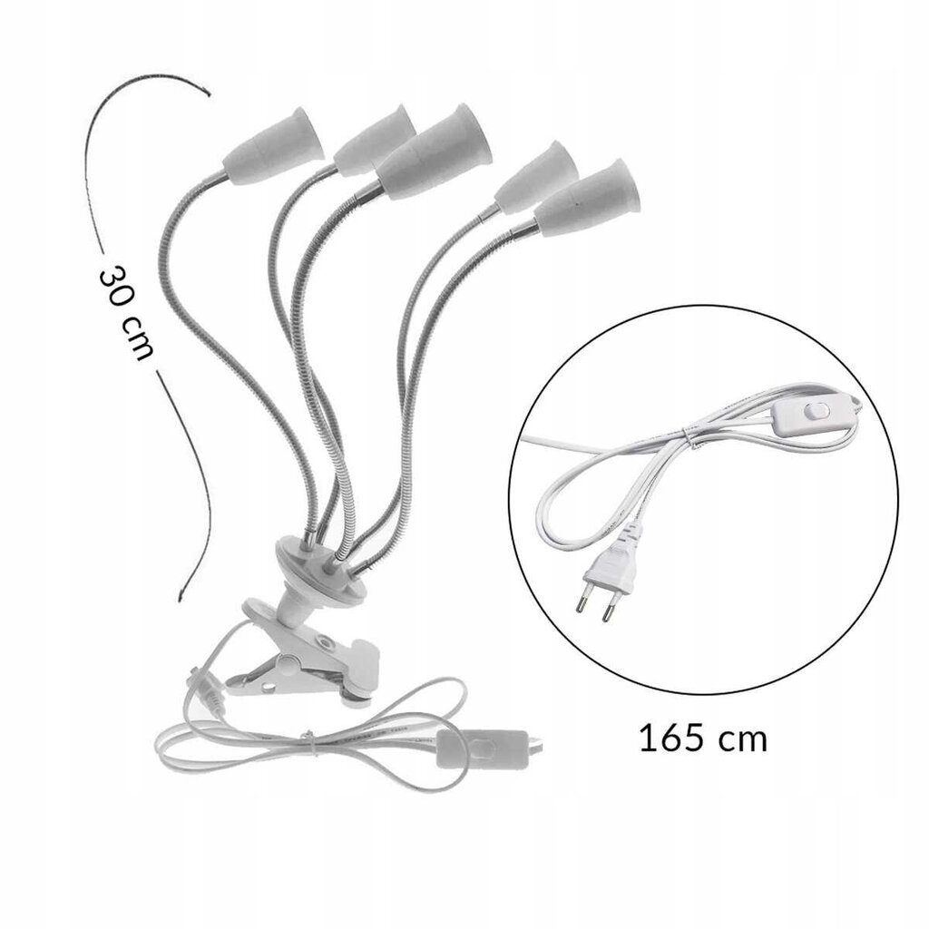 Heckermann BM-JD-50cm diedzēšanas lampa cena un informācija | Diedzēšanas trauki, augu lampas | 220.lv