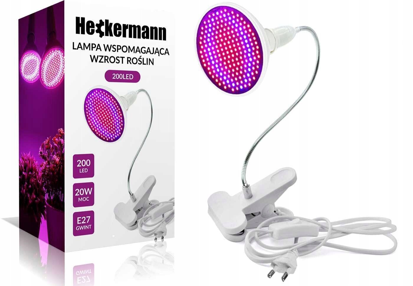 Heckermann 200LED lampa цена и информация | Diedzēšanas trauki, augu lampas | 220.lv