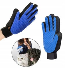 Перчатки для правой и левой руки для расчесывания шерсти собак цена и информация | Средства по уходу за животными | 220.lv
