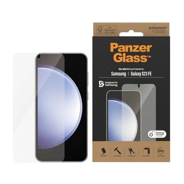 PanzerGlass Samsung Galaxy S23 FE цена и информация | Ekrāna aizsargstikli | 220.lv