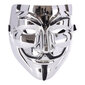 Sudraba maska ​​Anonīma Vendetta, 1 gab. cena un informācija | Karnevāla kostīmi, maskas un parūkas | 220.lv