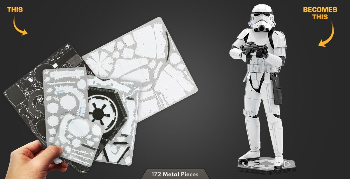 3D puzle Metal Earth Stormtrooper цена и информация | Konstruktori | 220.lv