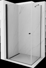 Dušas kabīne Mexen Pretoria, Black, 100 x 90 cm цена и информация | Душевые кабины | 220.lv