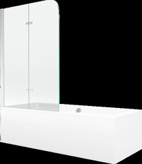 Vonia Mexen Cube su apdaila ir stiklo sienele, 180x80 cm + 100 cm, white+II/chrome цена и информация | Для ванны | 220.lv