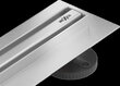 Dušas noteka Mexen Flat 360 Slim, Chrome, 130 cm cena un informācija | Dušas trapi | 220.lv