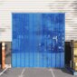 vidaXL durvju aizkars, zils, 200 mm x 1,6 mm, 50 m, PVC цена и информация | Durvju stopētāji un citi aksesuāri | 220.lv