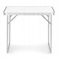 Modernhome Saliekamais piknika galds 70x50cm balts cena un informācija |  Tūrisma mēbeles | 220.lv