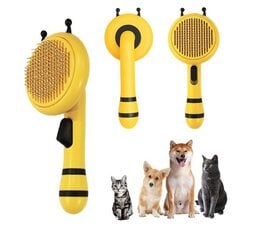 Ķemme kaķiem un suņiem BeeBrush cena un informācija | Kopšanas līdzekļi dzīvniekiem | 220.lv